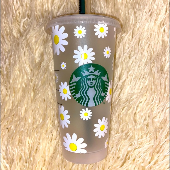 Custom Daisy Star Bucks Tumbler - Picture 1 of 2